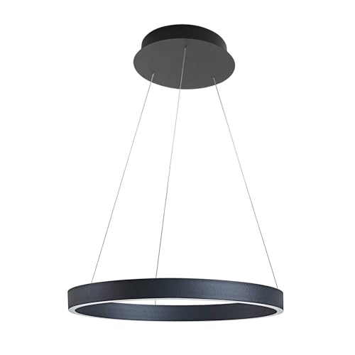 Arcchio LED 'Answin' (Modern) in Schwarz aus Metall u.a. für Wohnzimmer & Esszimmer (1 flammig,), Wohnzimmerlampe von Arcchio