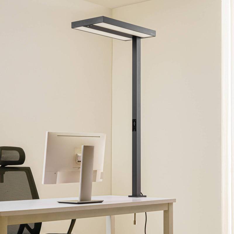 Arcchio LED-Büro-Klemmleuchte Logan schwarz, dimmbar, Sensor Arcchio LED-Büro-Klemmleuchte Logan schwarz, dimmbar, Sensor von Arcchio