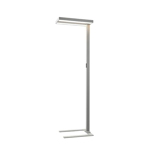 Arcchio LED Büro Stehlampe dimmbar, Bewegungsmelder, Tageslichtsensor, Bürolampe Stehlampe Up and Down 12000lm, 4000K, Standleuchte Deckenfluter Office von Arcchio