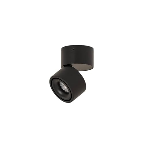 Arcchio LED Deckenlampe Rotari (Modern) in Schwarz aus Aluminium (1 flammig,) - Deckenleuchte Wandleuchte Strahler Spot Lampe Flurleuchte von Arcchio