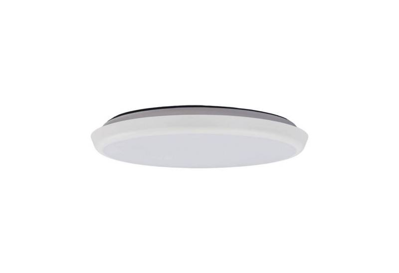 Arcchio LED Deckenleuchte Augustin, dimmbar, LED-Leuchtmittel fest verbaut, Farbwechsel warmweiß / tageslicht, Modern, Polycarbonat, weiß, 1 flammig, inkl. Leuchtmittel, LED Lampe von Arcchio