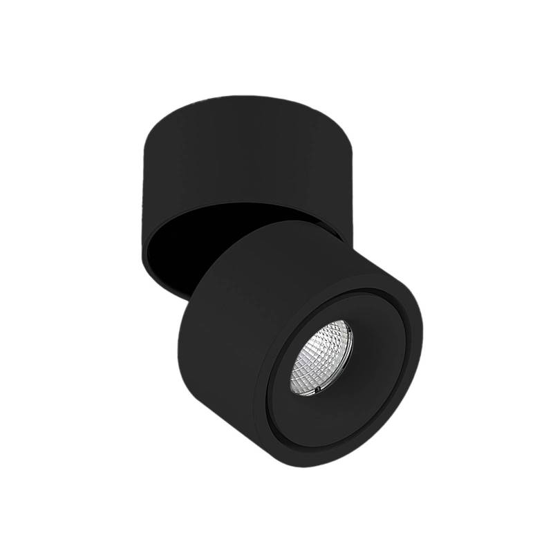 Arcchio LED-Deckenstrahler Rotari, 6,1W, 1-flammig, schwarz von Arcchio
