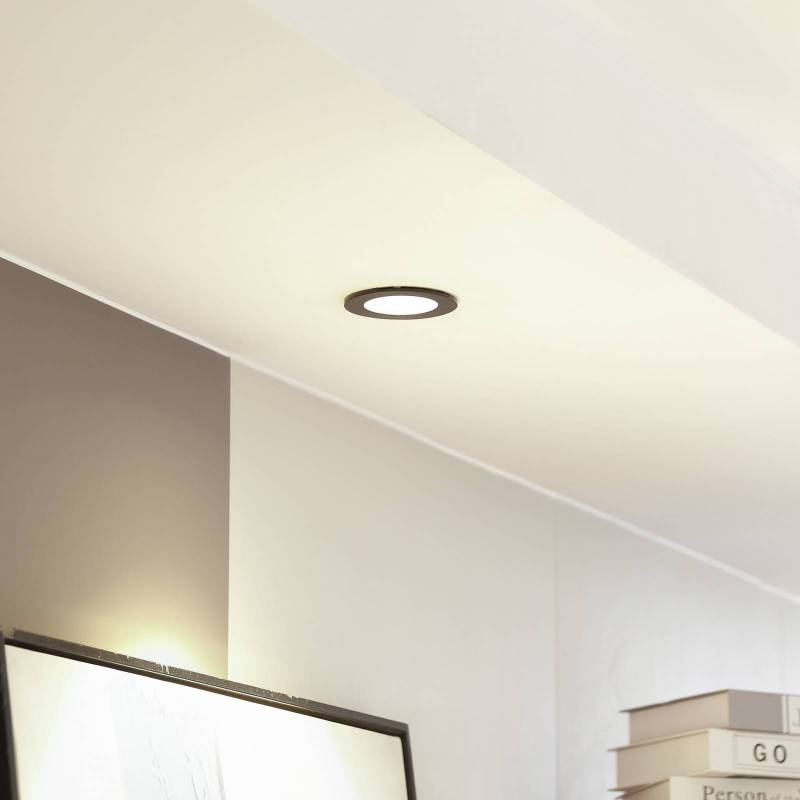 Arcchio LED-Downlight Aryx, schwarz, 2.700K von Arcchio