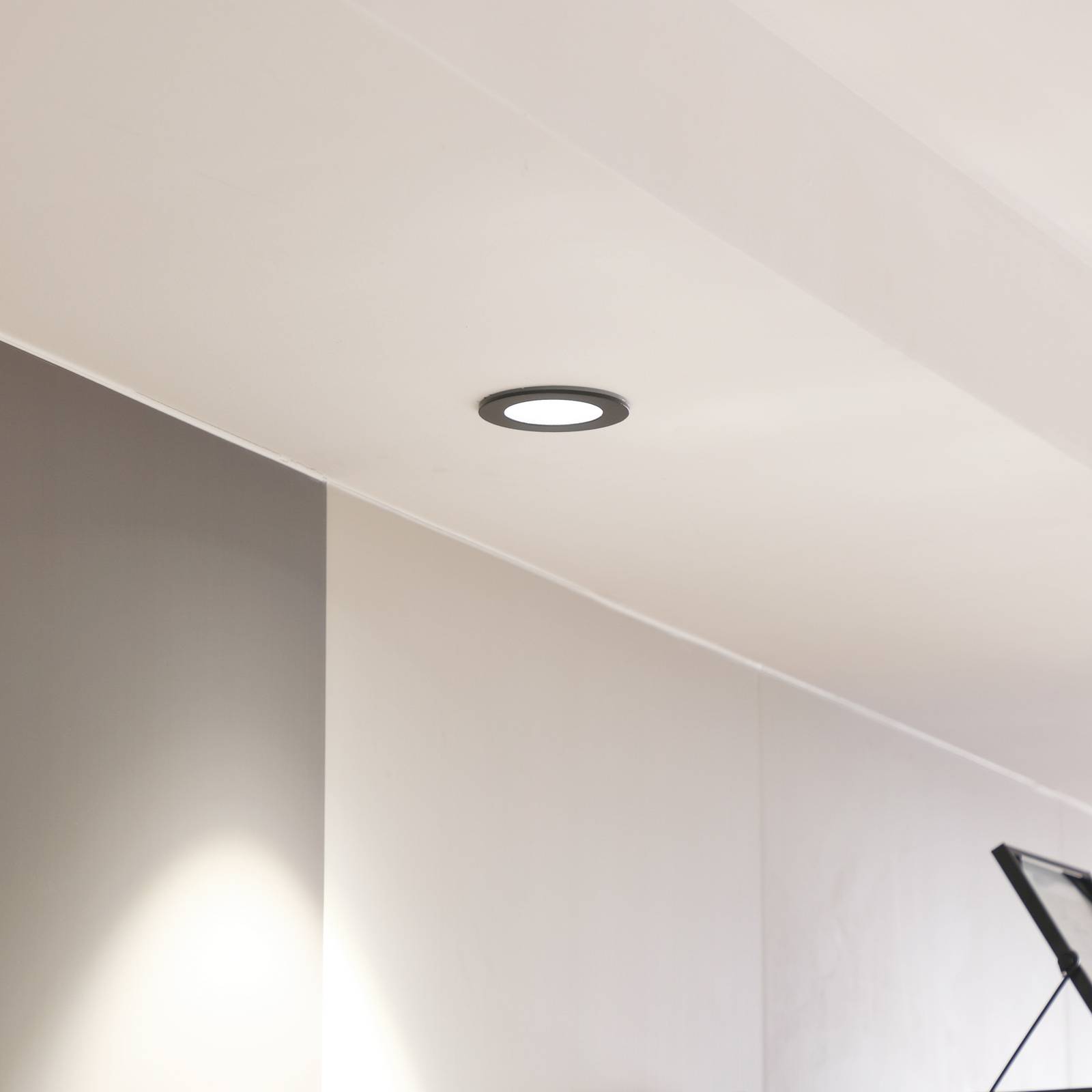 Arcchio LED-Downlight Aryx, schwarz, 4.000K von Arcchio