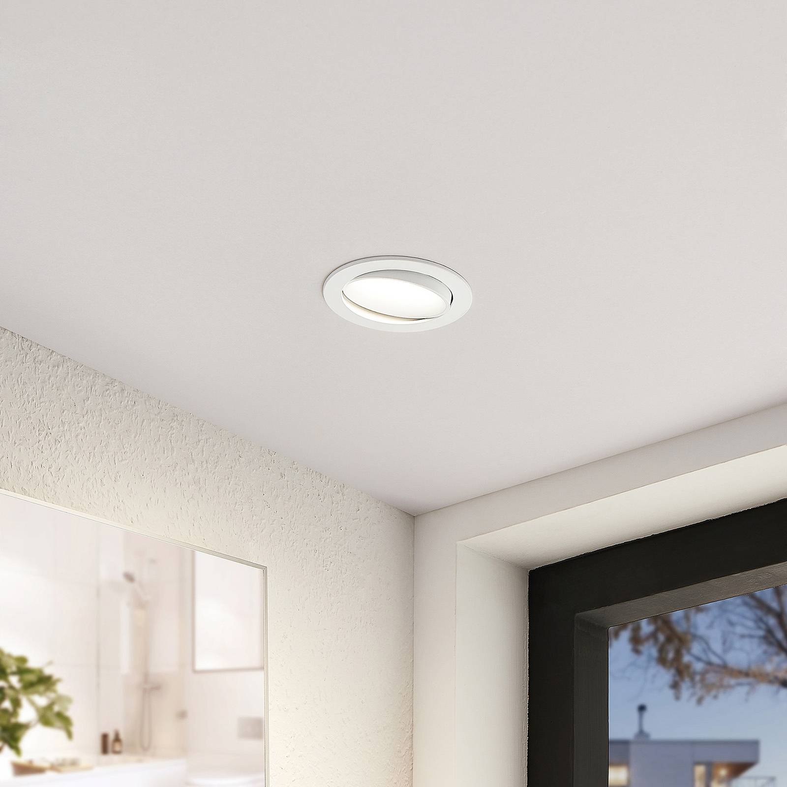 Arcchio LED-Einbaulampe Katerin, weiß, schwenkbar, 3er-Set von Arcchio