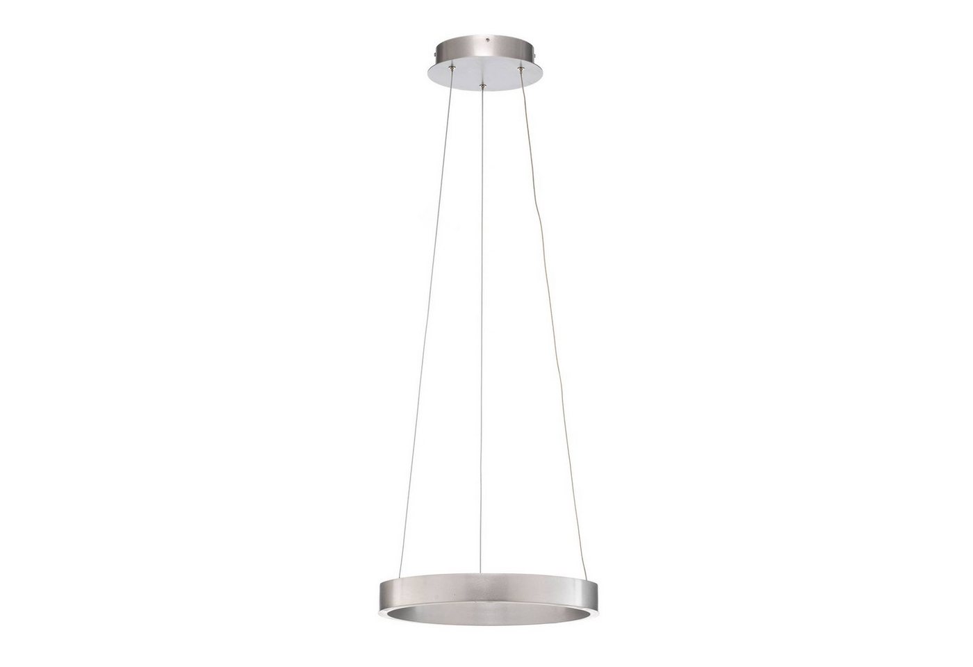 Arcchio LED-Hängeleuchte Answin, LED-Leuchtmittel fest verbaut, warmweiß, Modern, Aluminium, silber gebürstet, 1 flammig, inkl. Leuchtmittel von Arcchio