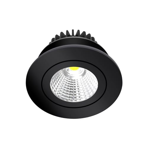 Arcchio LED Hochvolt Einbaustrahler Jyra (Modern) in Schwarz aus Aluminium (1 flammig,) - Strahler Einbauleuchte Deckenleuchte Wandleuchte Wohnzimmerleuchte von Arcchio