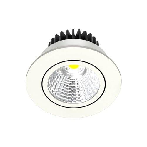 Arcchio LED Hochvolt Einbaustrahler Zarik (Modern) in Weiß aus Aluminium (1 flammig,) - Strahler Einbauleuchte Deckenleuchte Wandleuchte Wohnzimmerleuchte von Arcchio