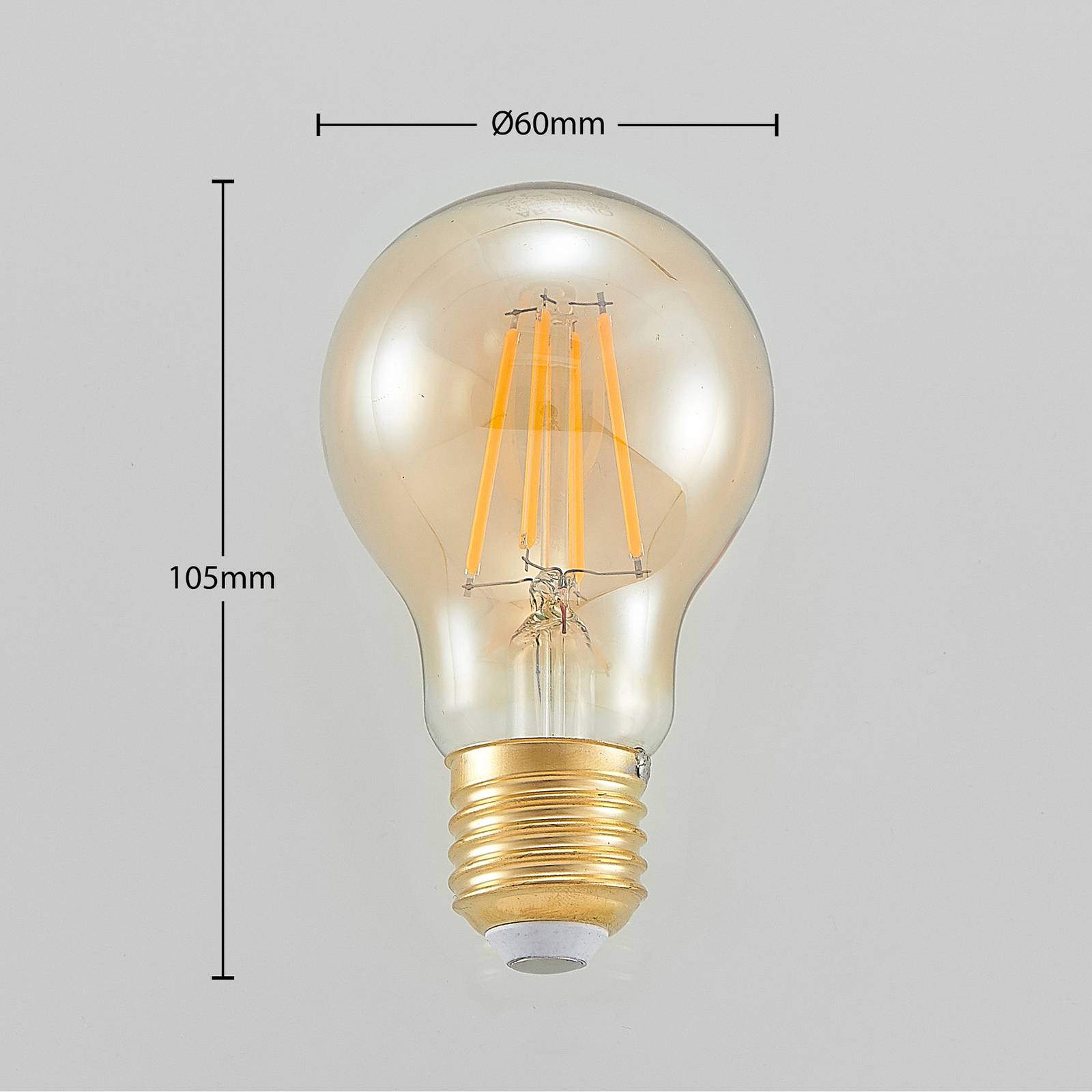 LED-Lampe E27 6,5W 825 amber 3-Step-Dimmer 3er-Set von Arcchio