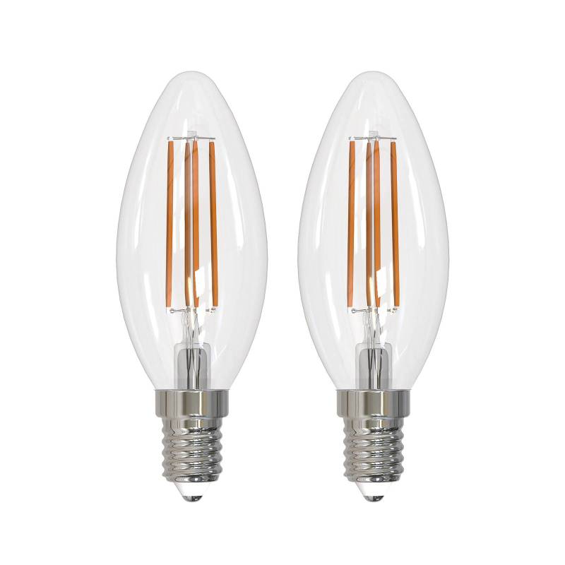 Arcchio LED-Leuchtmittel Filament E14 Kerze, 2er-Set, 2700 K von Arcchio