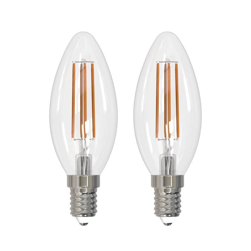 Arcchio LED-Leuchtmittel Filament E14 Kerze, 2er-Set, 3000 K von Arcchio