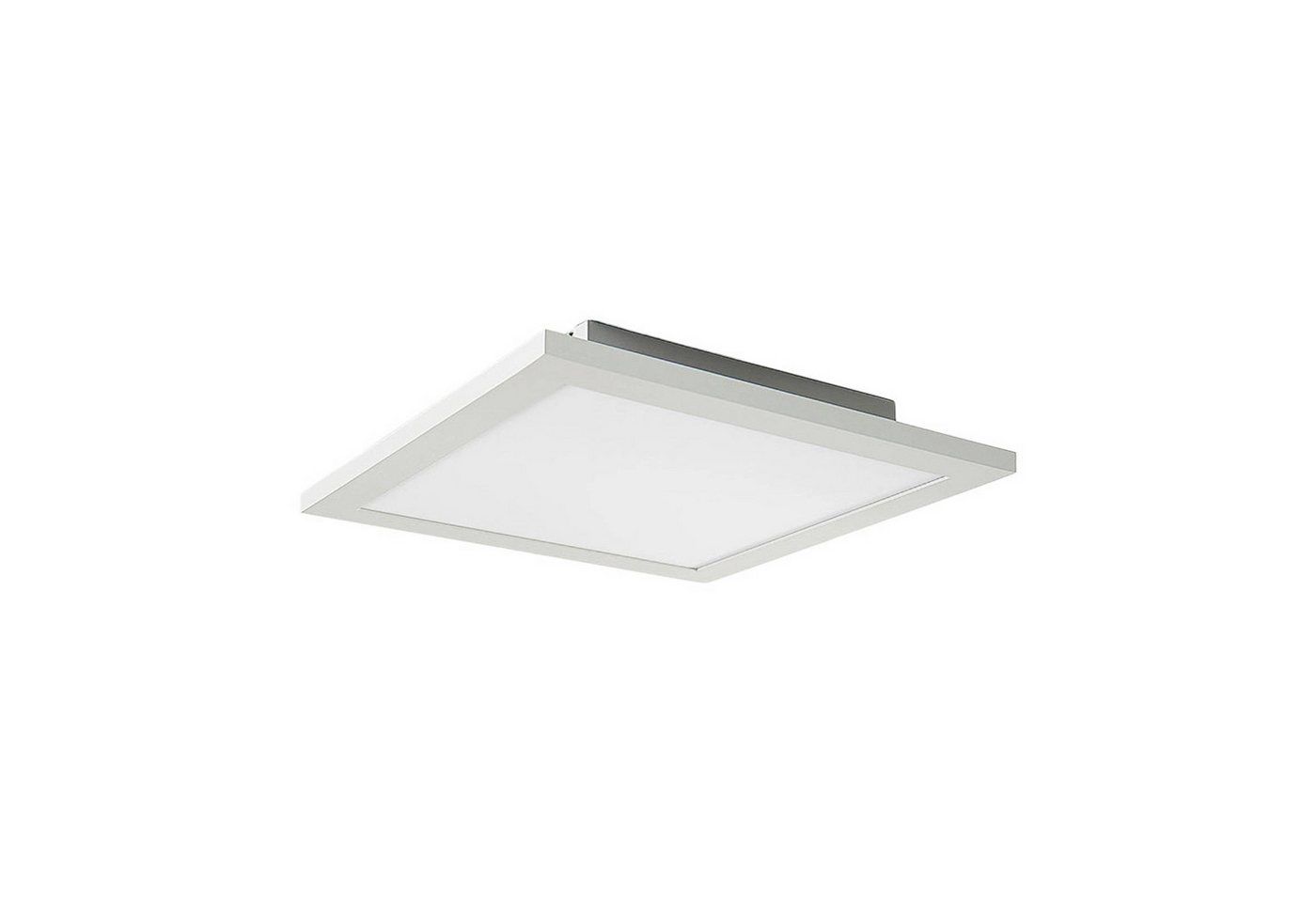 Arcchio LED Panel Tinus, dimmbar, LED-Leuchtmittel fest verbaut, Farbwechsel RGB + weiß, Modern, Kunststoff, Metall, Aluminium, weiß, 2 flammig, inkl. von Arcchio