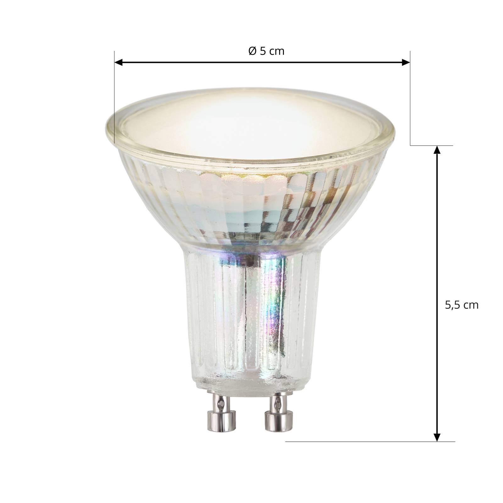 LED-Reflektor GU10 4,5W 3.000K 120° Glas von Arcchio