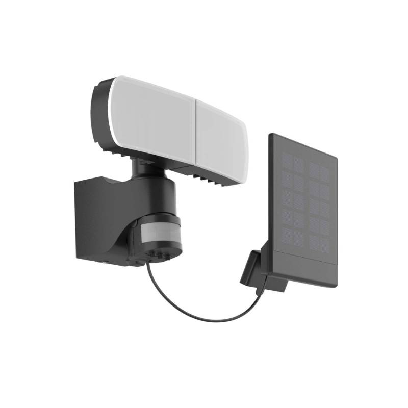Arcchio LED Solarleuchte Außen Lissano 9936010 mit Bewegungsmelder Spritzwassergeschützt Modern in Schwarz 1-flammig von Arcchio