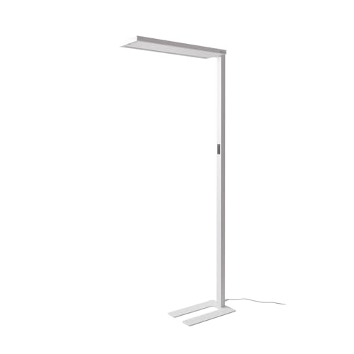 Arcchio LED Stehlampe 'Finix' (Touchdimmer) dimmbar mit Bewegungsmelder (Modern) in Weiß aus Aluminium u.a. für Arbeitszimmer & Büro (1 flammig,) - LED-Stehleuchte, Floor Lamp, Standleuchte von Arcchio