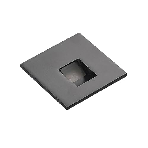 Arcchio LED Wandeinbaustrahler 'Vexi' (Modern) in Schwarz aus Aluminium u.a. für Wohnzimmer & Esszimmer (1 flammig,), Wohnzimmerlampe von Arcchio