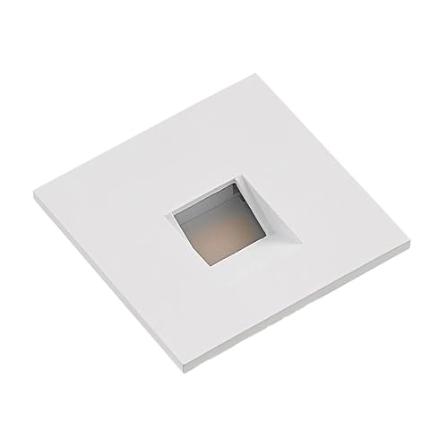 Arcchio LED Wandeinbaustrahler 'Vexi' (Modern) in Weiß aus Aluminium u.a. für Wohnzimmer & Esszimmer (1 flammig,), Wohnzimmerlampe von Arcchio