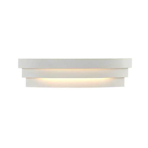 Arcchio LED Wandleuchte, Wandlampe Innen 'Harun' (Modern) in Weiß aus Aluminium u.a. für Wohnzimmer & Esszimmer (1 flammig,) - Wandstrahler, Wandbeleuchtung Schlafzimmer/Wohnzimmer von Arcchio