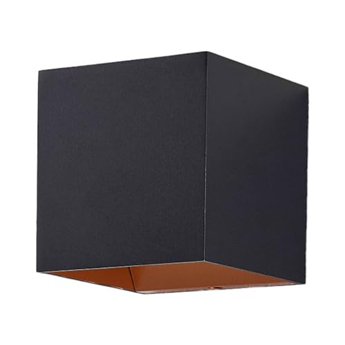 Arcchio LED Wandleuchte, Wandlampe Innen Zuzana (Modern) in Schwarz aus Aluminium (1 flammig) - Wandstrahler Wandbeleuchtung Schlafzimmer/Wohnzimmer Licht nach oben & unten Flurleuchte von Arcchio