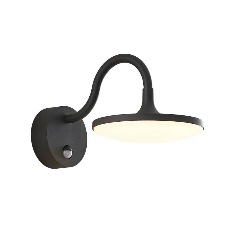 Arcchio LED Wandleuchte Außen Fineria 9619259 mit Bewegungsmelder Spritzwassergeschützt Modern in Schwarz aus Aluminium 1-flammig Arcchio LED Wandleuchte Außen Fineria 9619259 mit Bewegungsmelder Spritzwassergeschützt Modern in Schwarz aus Aluminium 1-flammig von Arcchio