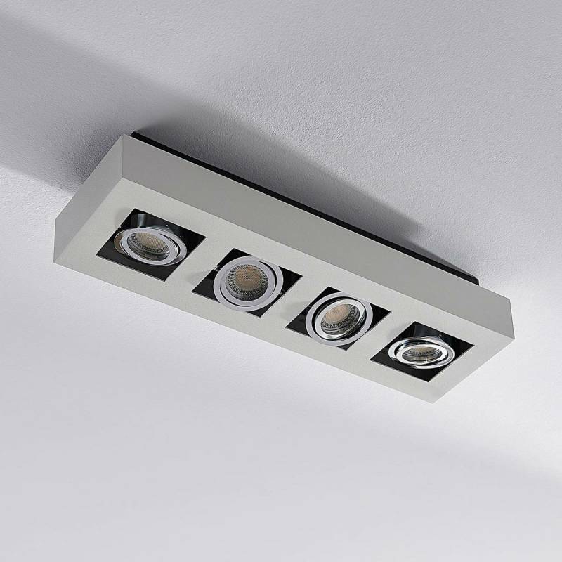 Arcchio Längliche Led Deckenlampe Vince Deckenlampe Lampe 4 Flammig Gu10 Weiß B-Ware von Arcchio