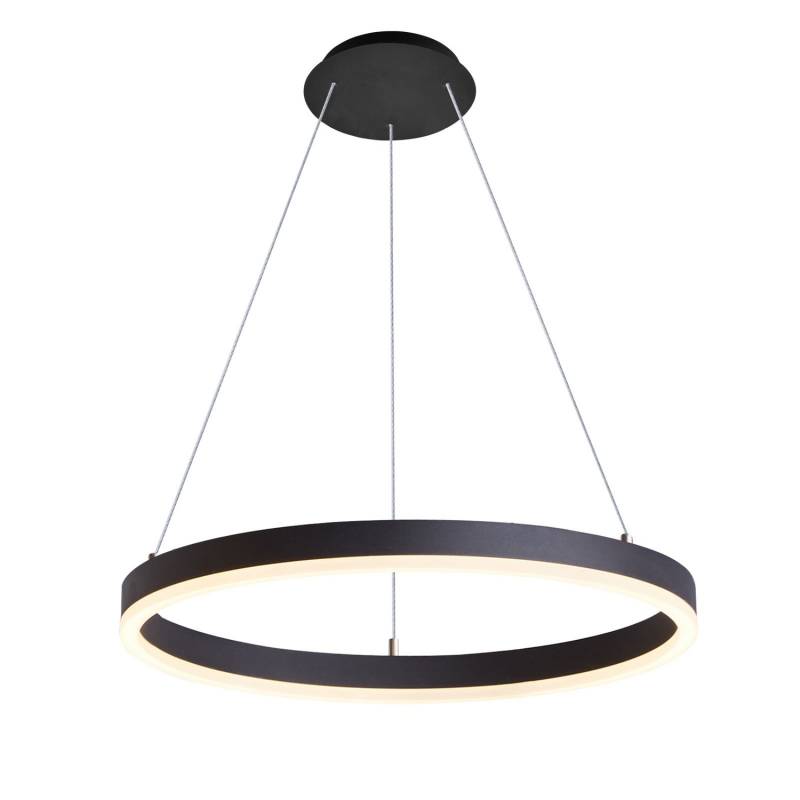 Arcchio Led Hängeleuchte Pendelleuchte Albiona Schwarz Ringlampe ø 60 Cm B-Ware von Arcchio