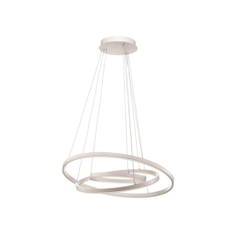 Arcchio Led Hängeleuchte Pendelleuchte Albiona Weiß 3 Ringe ø 80 Cm Esszimmer B-Ware von Arcchio