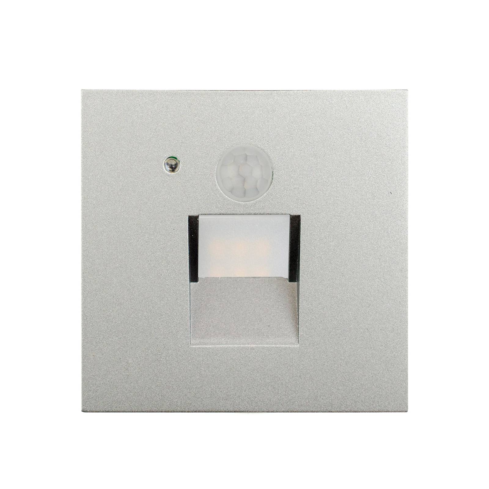 Arcchio Neru LED-Einbaulampe, Sensor, eckig silber von Arcchio