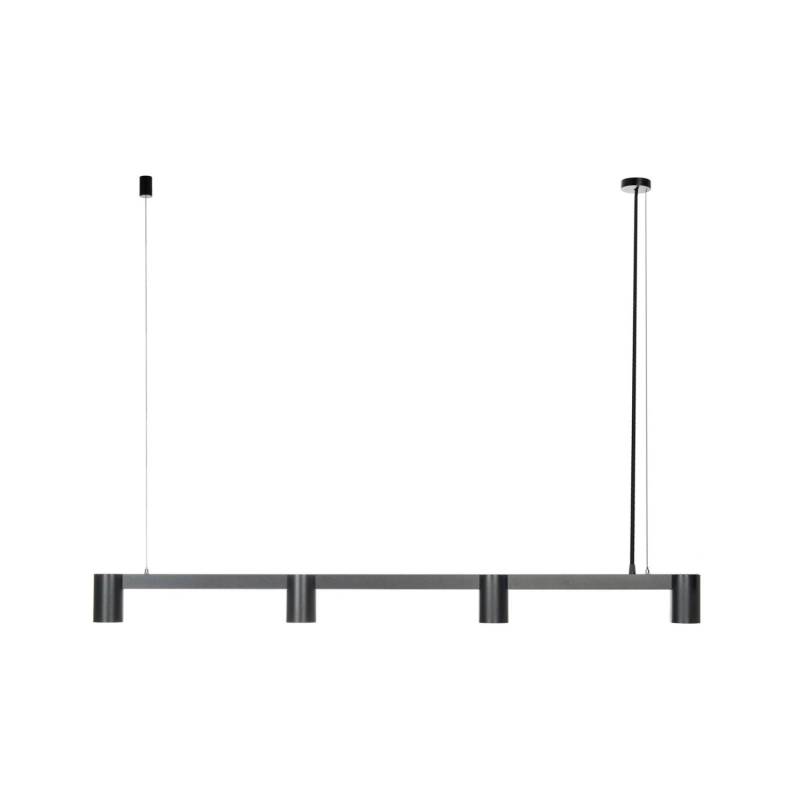 Arcchio Pendelleuchte Brinja 10008697 Modern in Schwarz aus Aluminium 4-flammig GU10 Wohnzimmerleuchte Arcchio Pendelleuchte Brinja 10008697 Modern in Schwarz aus Aluminium 4-flammig GU10 Wohnzimmerleuchte von Arcchio