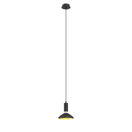 Arcchio Pendelleuchte 'Jaika' (Modern) in Schwarz aus Aluminium u.a. für Wohnzimmer & Esszimmer (1 flammig, E27) - Deckenlampe, Esstischlampe, Hängelampe, Hängeleuchte, Wohnzimmerlampe von Arcchio