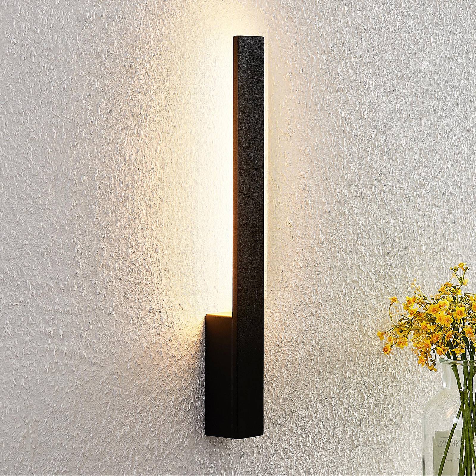 Arcchio Ivano LED-Wandleuchte, 42,5 cm, schwarz von Arcchio