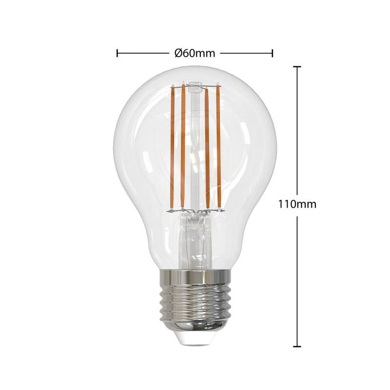 Arcchio LED-Leuchtmittel E27 Filament 6W klar 2.700K dimmbar von Arcchio