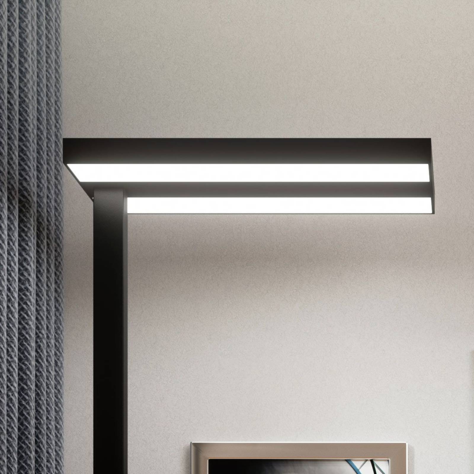 Arcchio LED-Stehlampe Logan Basic, 6000 lm, dimmbar, schwarz von Arcchio