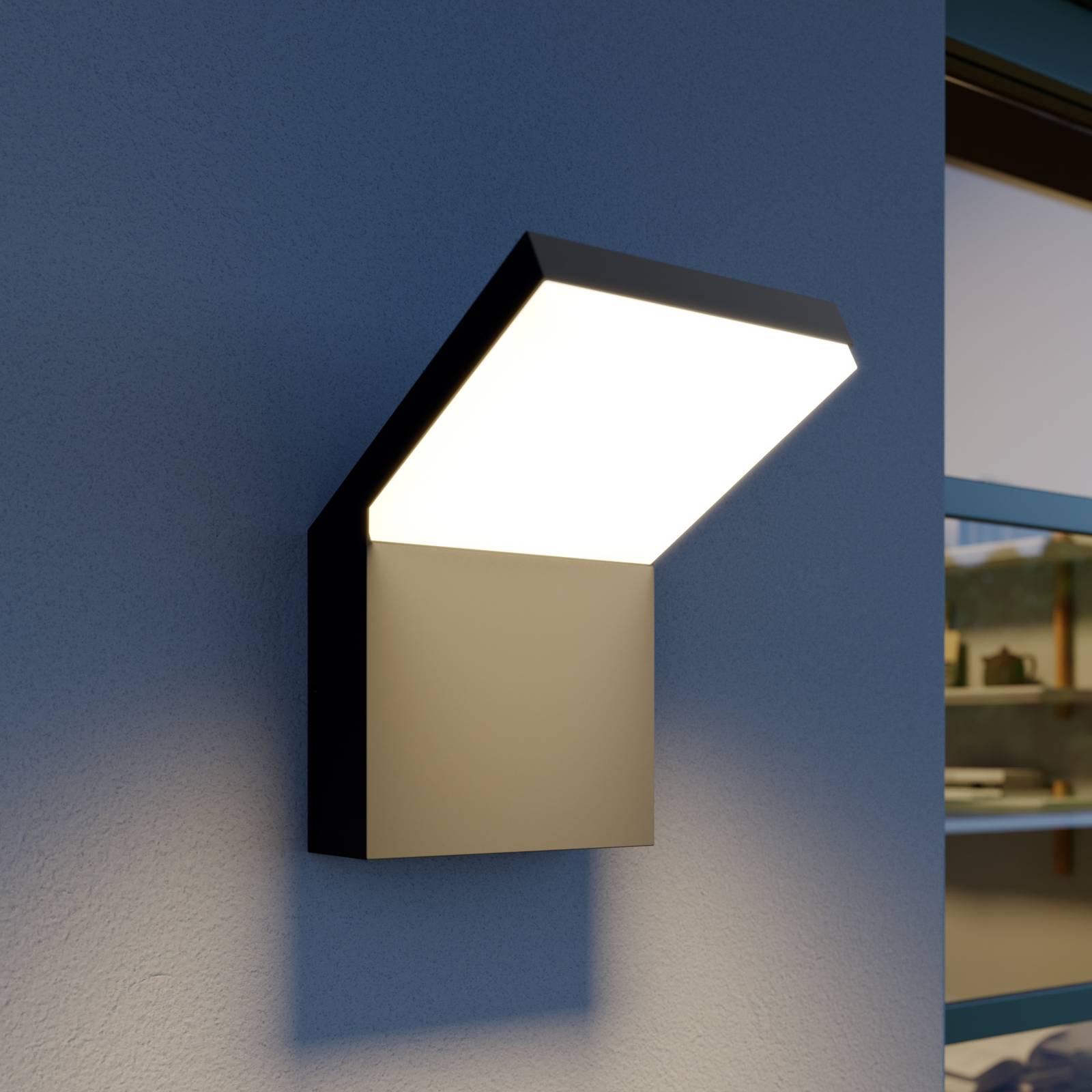 Nach unten gerichtete LED-Außenwandlampe Yolena von Arcchio