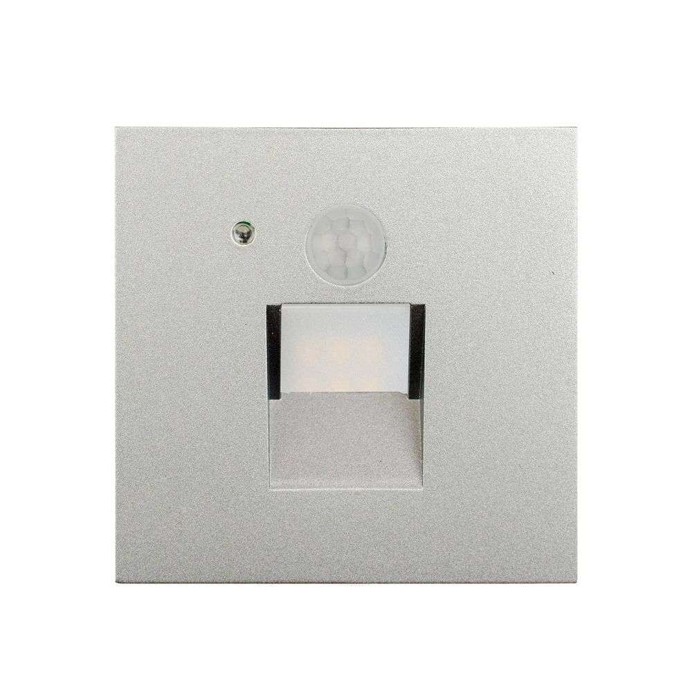 Arcchio - Neru Square LED Einbauwandlampe w/Sensor Silver von Arcchio