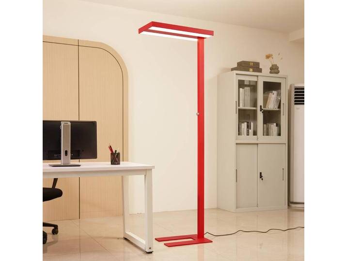 Stehlampe Logan Arcchio, dimmbar, rot, für Arbeitszimmer / Büro, Aluminium, Modern von Arcchio