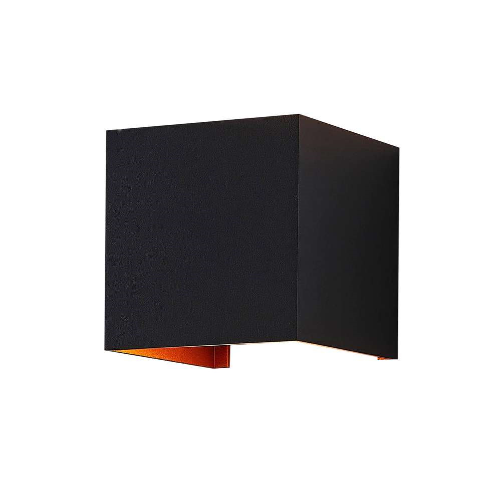 Arcchio - Zuzana Square Wandleuchte Black/Gold von Arcchio