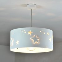 Moderne Lampe, Deckenleuchte, Dekolampe, Weiße Pendelleuchte - Sterne White Stardust von Archerlamps