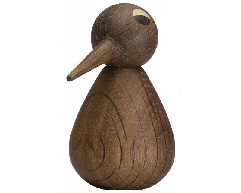 Architectmade Dekofigur Bird Small (Höhe 7,5 cm), Dekoobjekt Holzfigur Vogel aus Eiche von Architectmade
