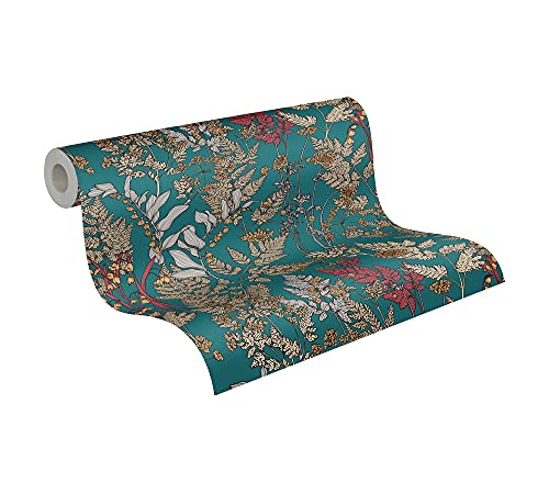 Architects Paper Blumentapete Floral Impression Tapete natürlich PVC-freie Vliestapete blau beige gelb rot schwarz matt glatt 377515 37751-5, 10.05 m x 0.53 m Architects Paper Blumentapete Floral Impression Tapete natürlich PVC-freie Vliestapete blau beige gelb rot schwarz matt glatt 377515 37751-5, 10.05 m x 0.53 m von A.S. Création