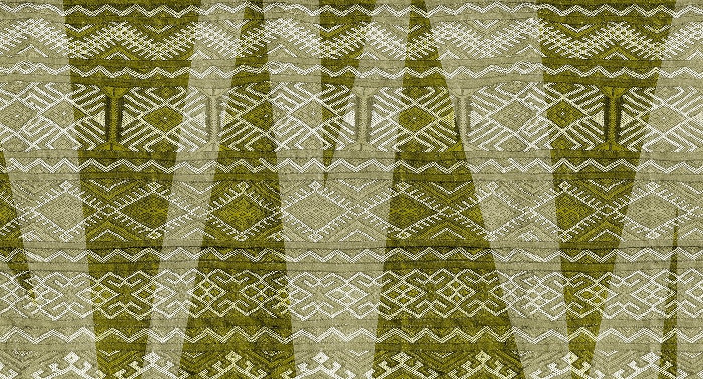 Architects Paper Fototapete Atelier 47 Carpet Pattern 3, glatt, gestreift, (5 St), Vlies, Wand, Schräge, Decke von Architects Paper