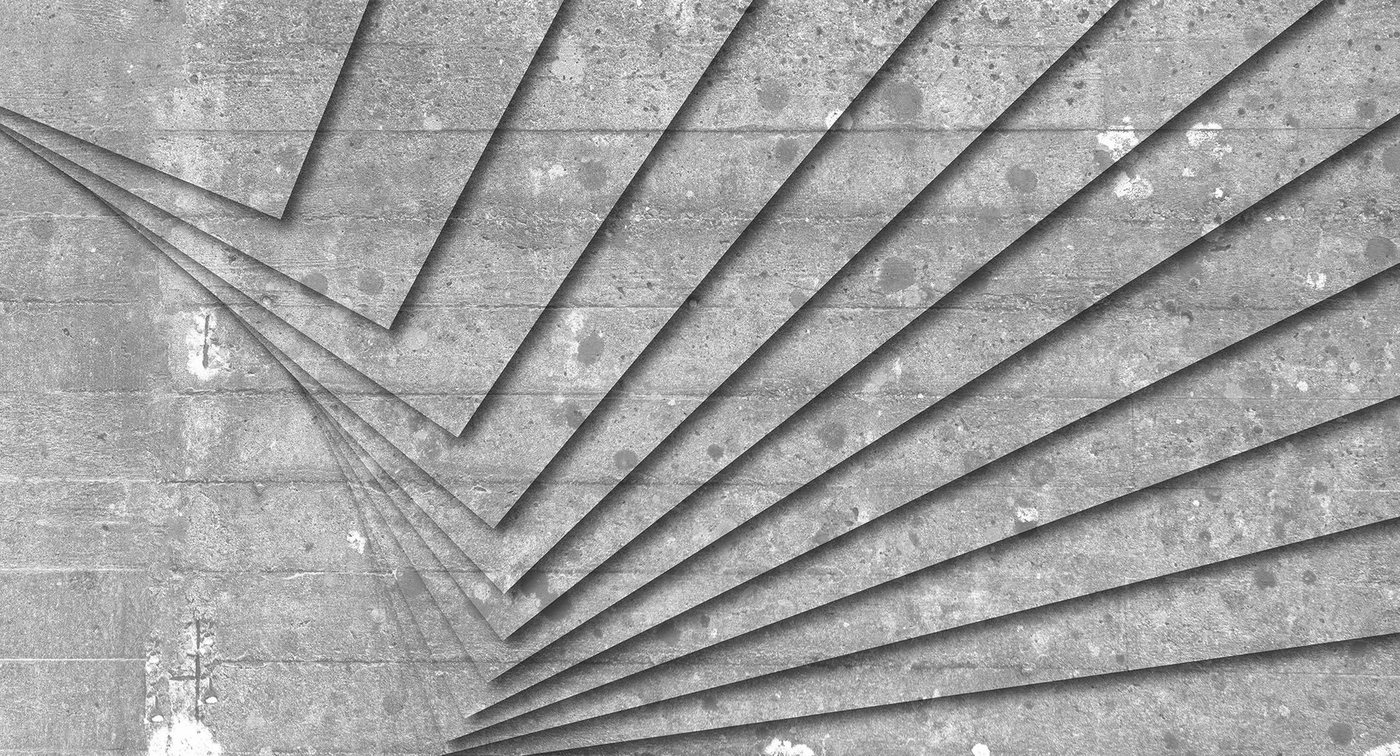 Architects Paper Fototapete Atelier 47 Concrete Art 2, glatt, Steinoptik, (5 St), Vlies, Wand, Schräge, Decke von Architects Paper