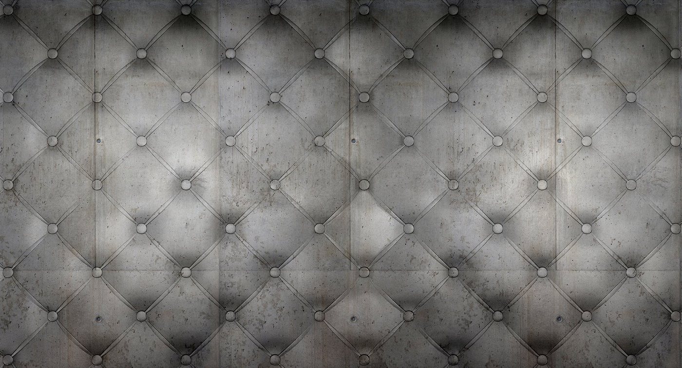 Architects Paper Fototapete Atelier 47 Cushion Artwork 1, glatt, Lederoptik, (5 St), Vlies, Wand, Schräge, Decke von Architects Paper
