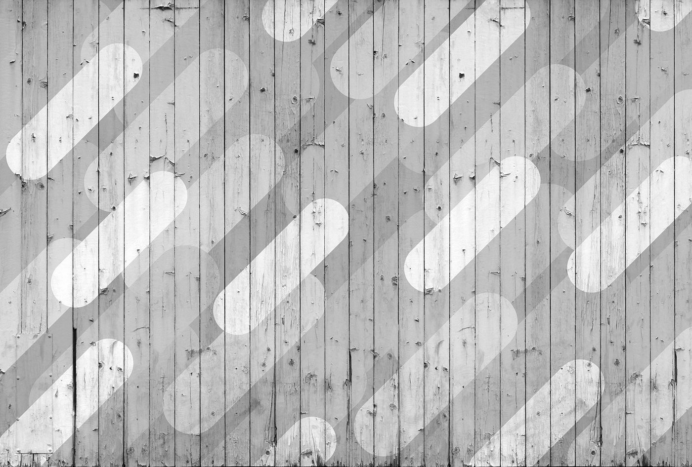 Architects Paper Fototapete Atelier 47 Pill Pattern 2, glatt, Holz, (4 St), Vlies, Wand, Schräge, Decke von Architects Paper