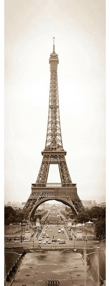 Architects Paper Fototapete Eiffel Tower, (1 St), Tapete Natur Fototapete Eiffelturm Panel 1,00m x 2,80m von Architects Paper