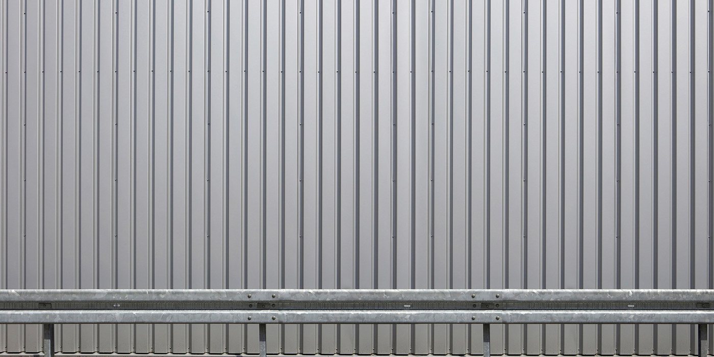 Architects Paper Fototapete Iron Wall Silver, (Set, 5 St), Vlies, Wand, Schräge von Architects Paper