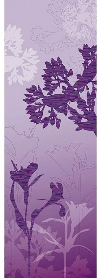 Architects Paper Fototapete Mystic Blossoms Violet, (1 St), Floral Tapete Natur Lila Violett Panel 1,00m x 2,80m von Architects Paper