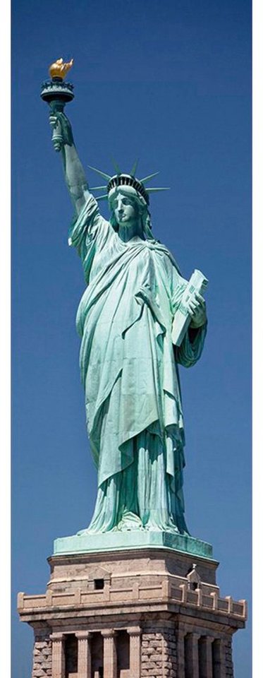 Architects Paper Fototapete Statue Of Liberty, (1 St), Tapete New York Fototapete Panel 1,00m x 2,80m von Architects Paper