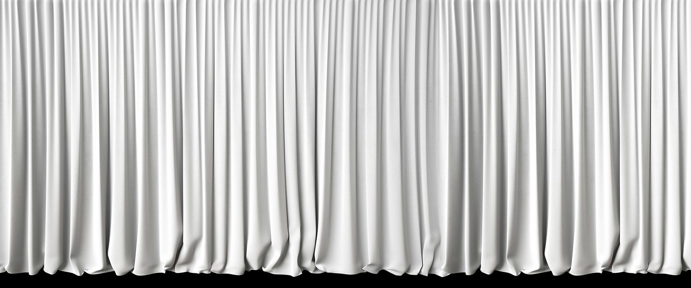 Architects Paper Fototapete White Curtain, (Set, 6 St), Vlies, Wand, Schräge von Architects Paper