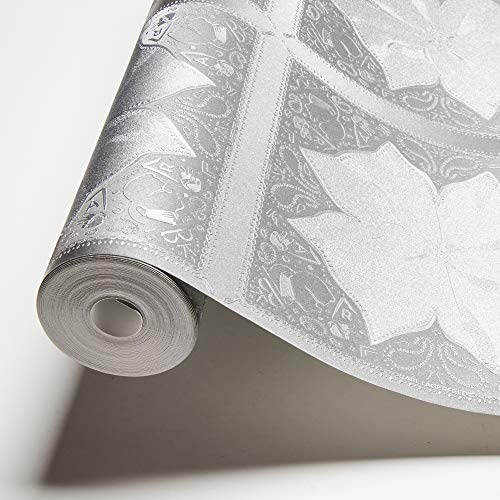 Architects Paper KARL LAGERFELD - Vliestapete Kaleidoscope - Luxustapete 10,05m x 0,53m - Designertapete Made in Germany - grau metallic 378455 37845-5 Architects Paper KARL LAGERFELD - Vliestapete Kaleidoscope - Luxustapete 10,05m x 0,53m - Designertapete Made in Germany - grau metallic 378455 37845-5 von Architects Paper